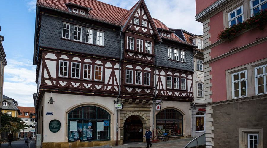 View of Eisenach and the historic old town