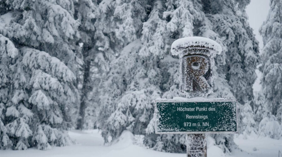 Winterzauber im Thüringer Wald